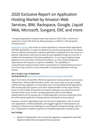 2020 exclus 2020 exclusive report on application