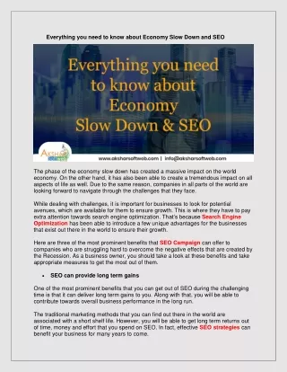 everything you need to know about economy slow
