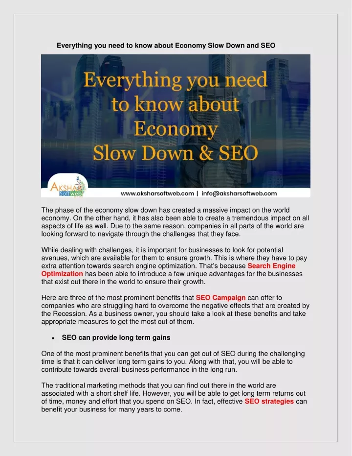 everything you need to know about economy slow