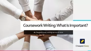 coursework writing what is important