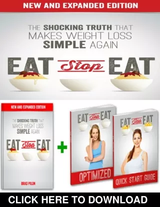 Eat Stop Eat PDF, eBook by Brad Pilon