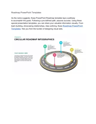 roadmap powerpoint templates as the name suggests