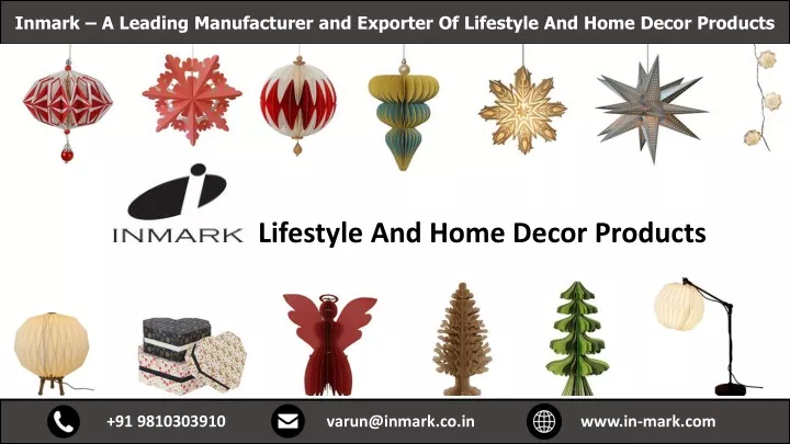 inmark a leading manufacturer and exporter