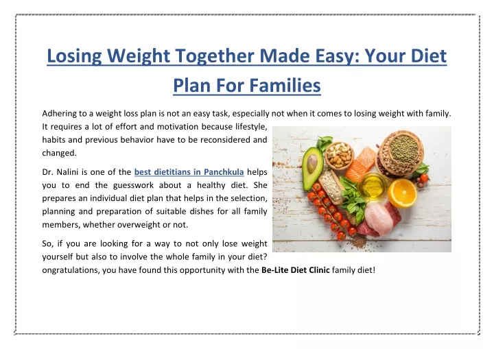 losing weight together made easy your diet plan