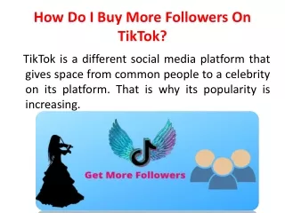 how d o i buy more followers on tiktok