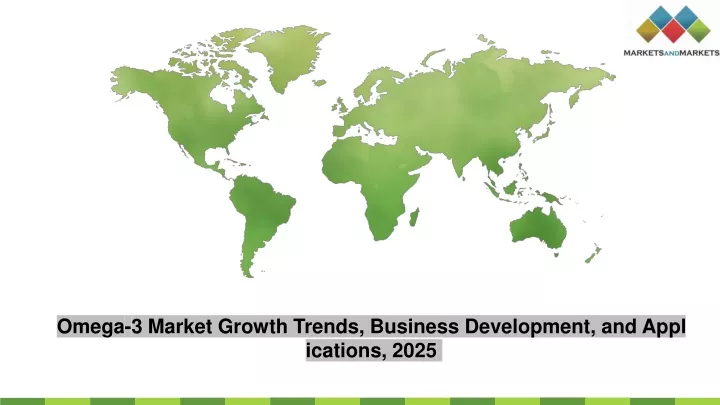 omega 3 market growth trends business development