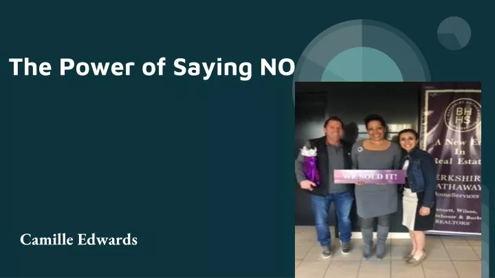 the power of saying no