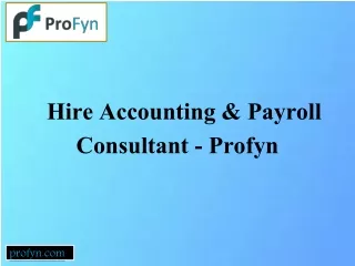 hire accounting payroll consultant profyn