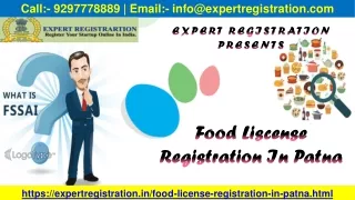 Food license registration consultant in patna|9297778889|fssai registration in patna