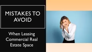 mistakes to avoid