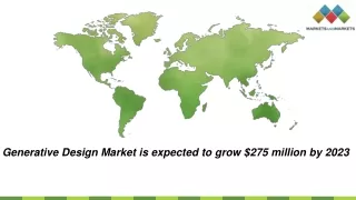 generative design market is expected to grow