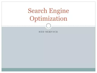 Search engine Optimization