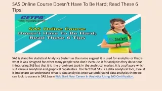 sas online course doesn t have to be hard read these 6 tips