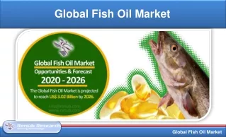 Fish Oil Market & Volume Global Forecast by Export & Import