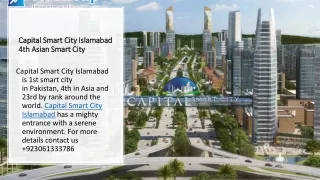 Capital Smart City Islamabad - The Only Smart City In Pakistan