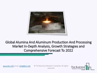 Alumina and Aluminum Production and Processing Market Characteristics