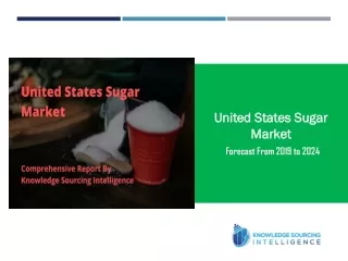 Comprehensive Report of United States Sugar Market by Knowledge Sourcing