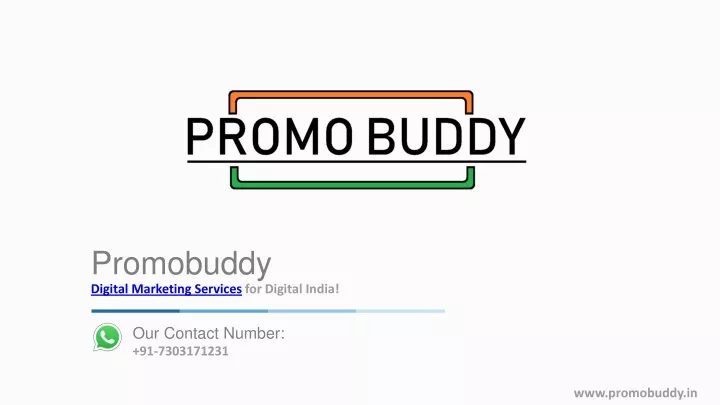 promobuddy digital marketing services for digital