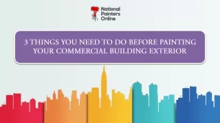 3 Things You Need To Do Before Painting Your Commercial Building Exterior