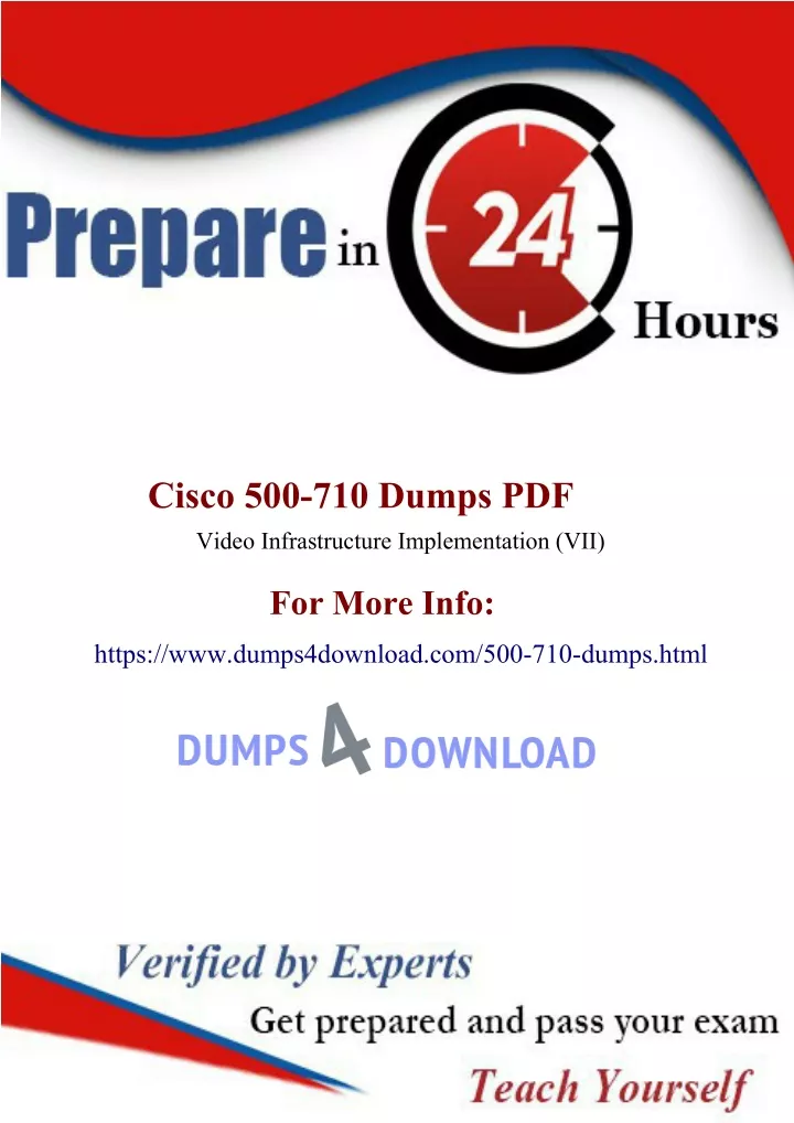 cisco 500 710 dumps pdf video infrastructure