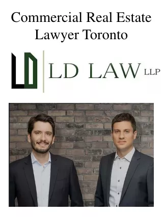 Commercial Real Estate Lawyer Toronto