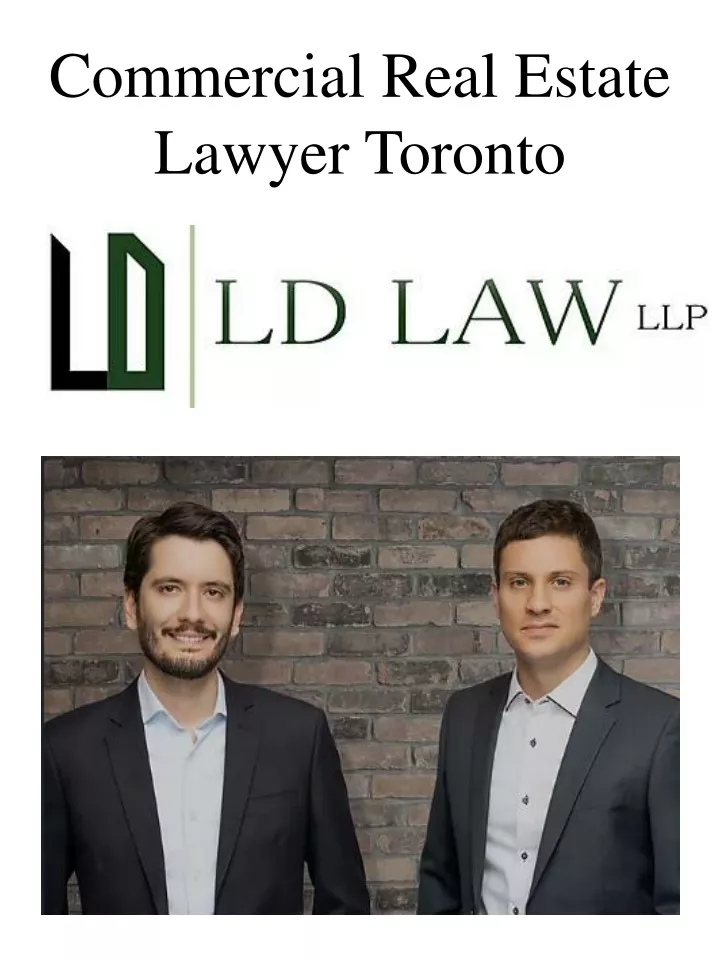 commercial real estate lawyer toronto