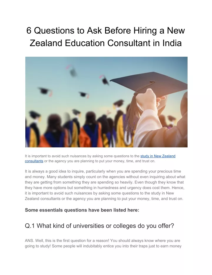 6 questions to ask before hiring a new zealand