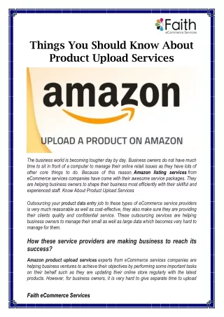things you should know about product upload