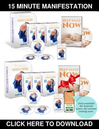 (PDF) 15 Minute Manifestation Free MP3 Audio Download: Eddie Sergey