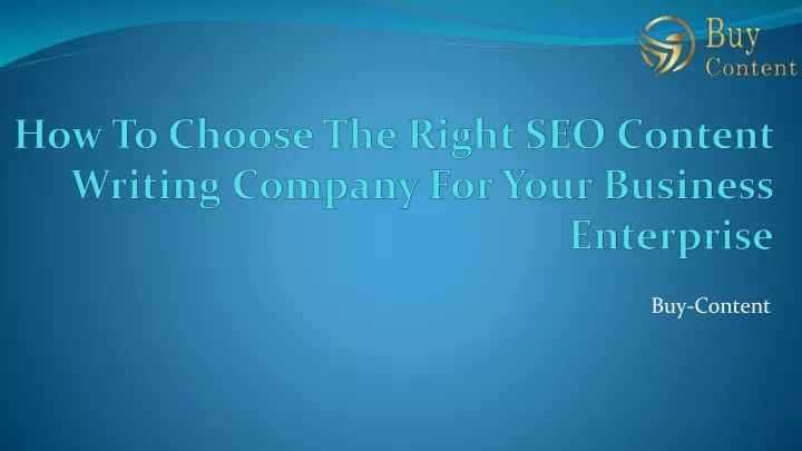 how to choose the right seo content writing company for your business enterprise