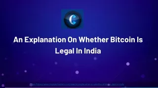an explanation on whether bitcoin is legal