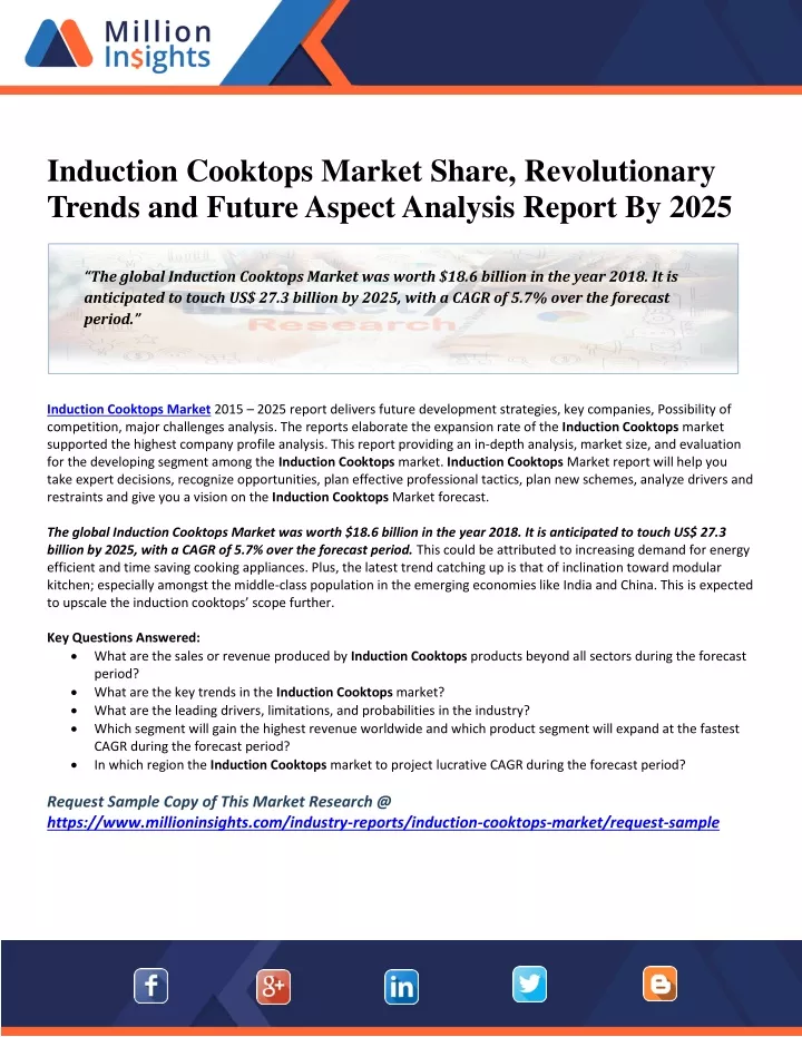 induction cooktops market share revolutionary
