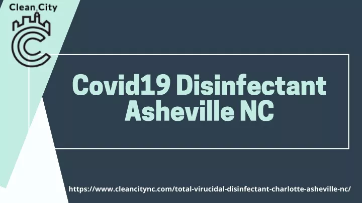 covid 19 disinfectant asheville nc