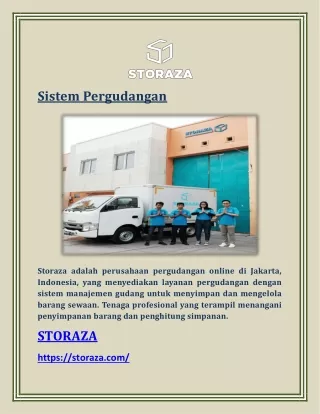 sistem pergudangan