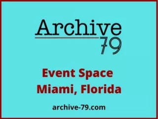 Event Space Miami Florida– Archive -79