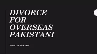 Get Know About Legal Way of Divorce for Overseas Pakistani