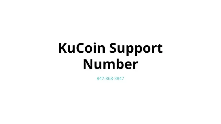 kucoin support number