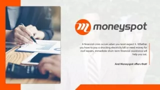 Fast Loans Online - Moneyspot