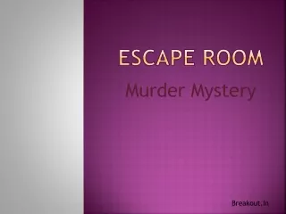 escape room