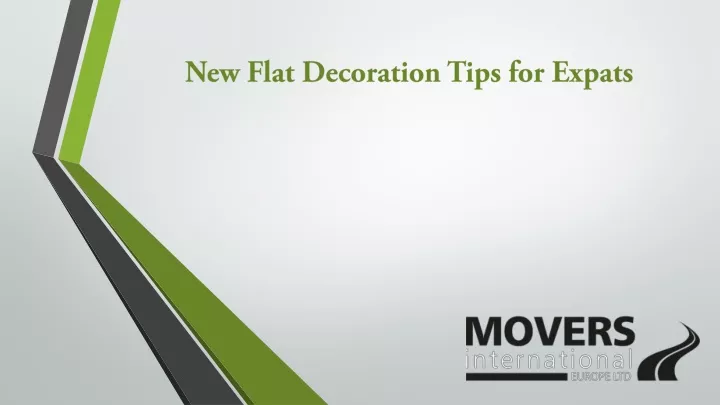 new flat decoration tips for expats