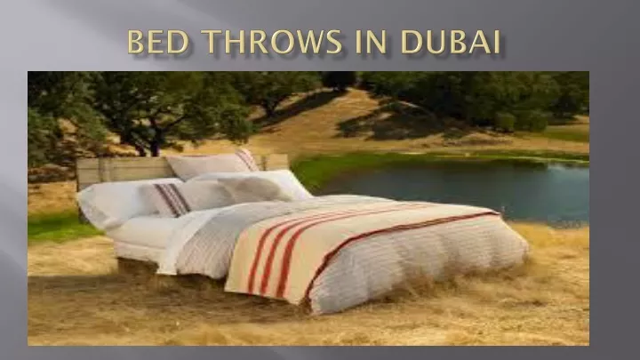 bed throws in dubai