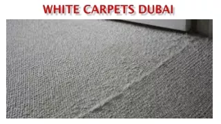 white carpets dubai