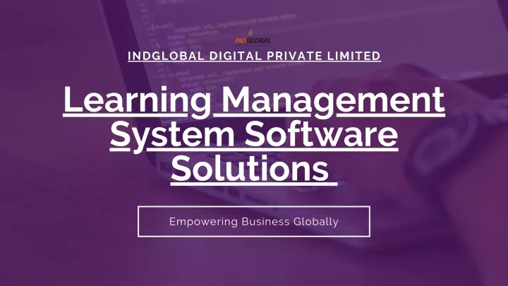 indglobal digital private limited learning