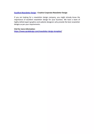 excellent newsletter design creative corporate