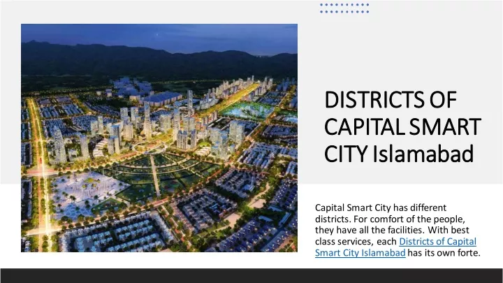 districts of districts of capital smart capital