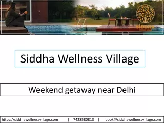 Best holiday resorts near Delhi