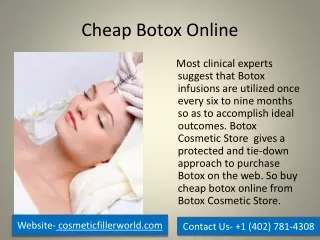 Cheap Botox Online