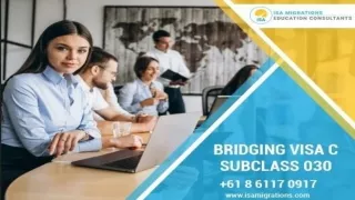 Complete Steps To Apply For Bridging Visa C