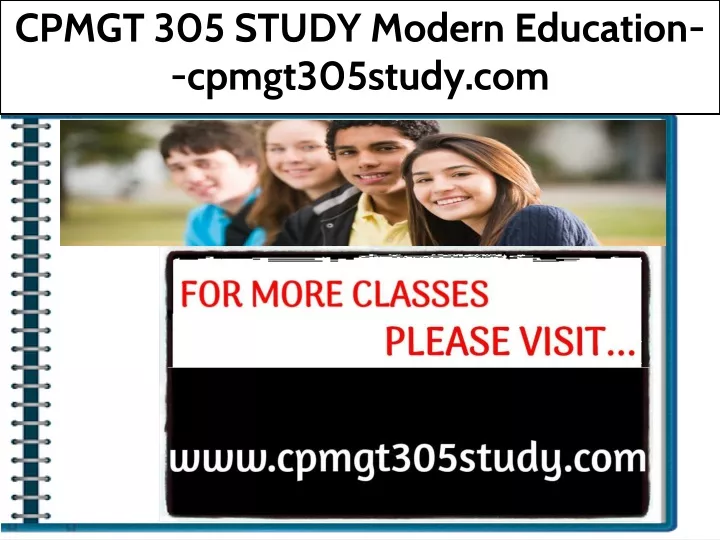 cpmgt 305 study modern education cpmgt305study com
