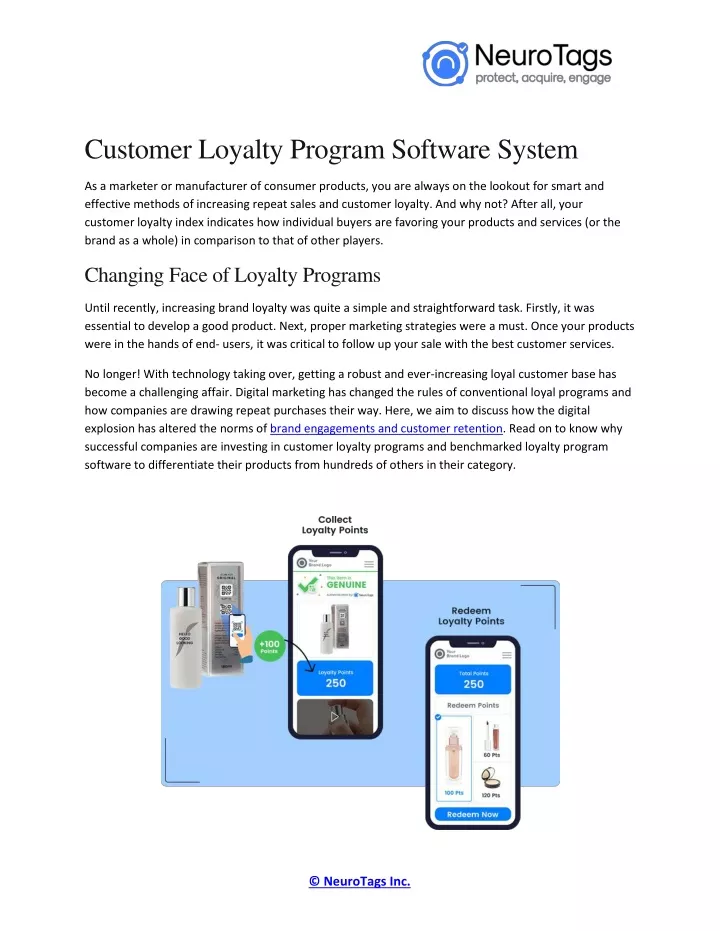 customer loyalty program software system